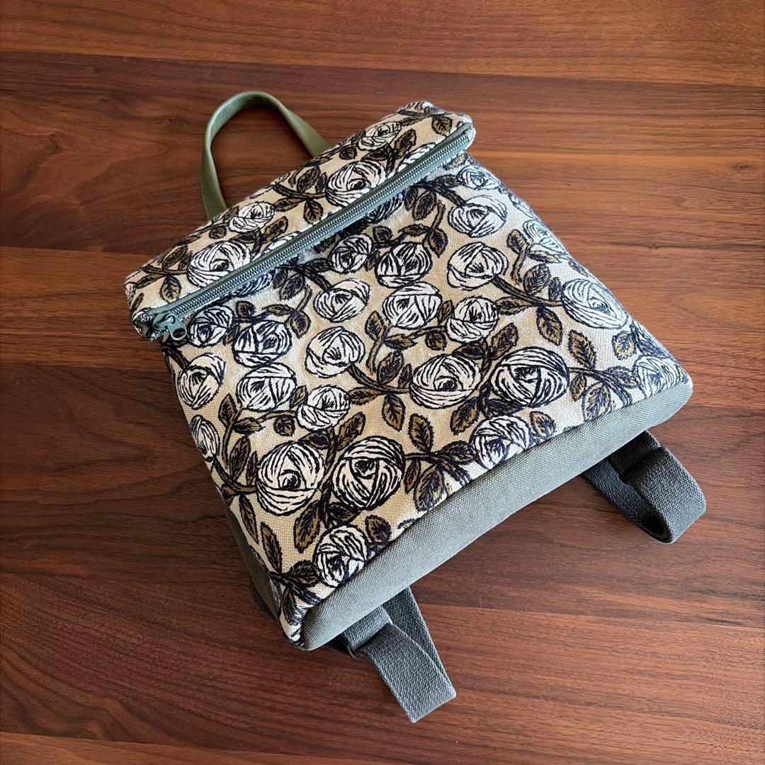 ハンドメイドミニリュック ミナペルホネンrosy☆訳ありです