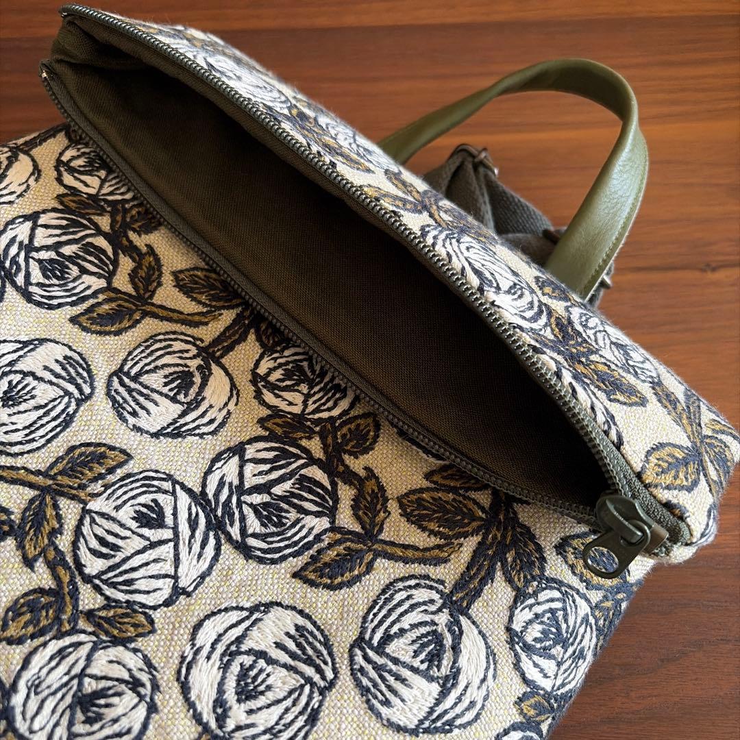 ハンドメイドミニリュック ミナペルホネンrosy☆訳ありです