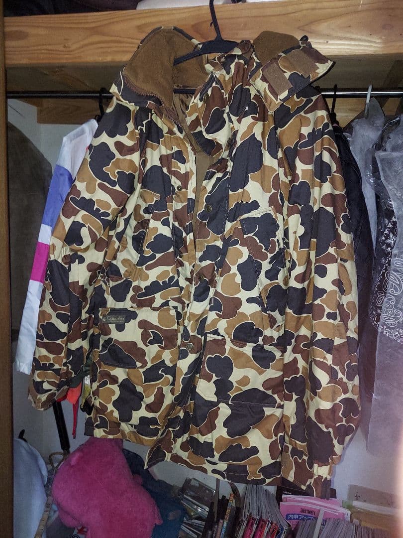 【スタンダーマン】コロンビア　カモ柄ジャケット上下