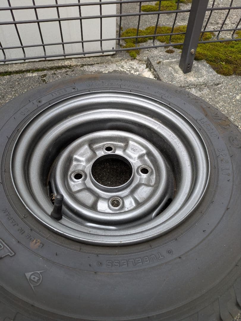 ホイール新品　旧車　深リム10インチ スチールホイール 4本セット　レア