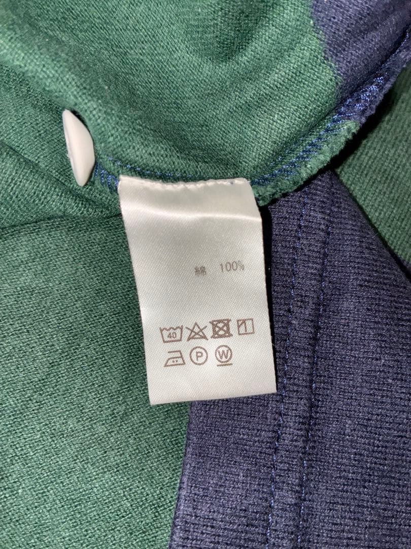 【希少】Drake's ラガーシャツ グリーン M