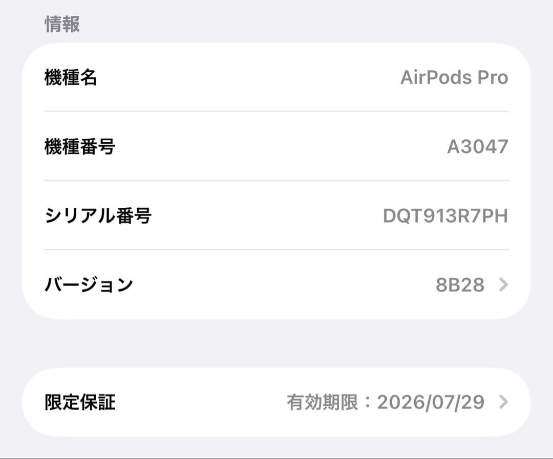 Apple AirPods Pro 第2世代（USB-C）
