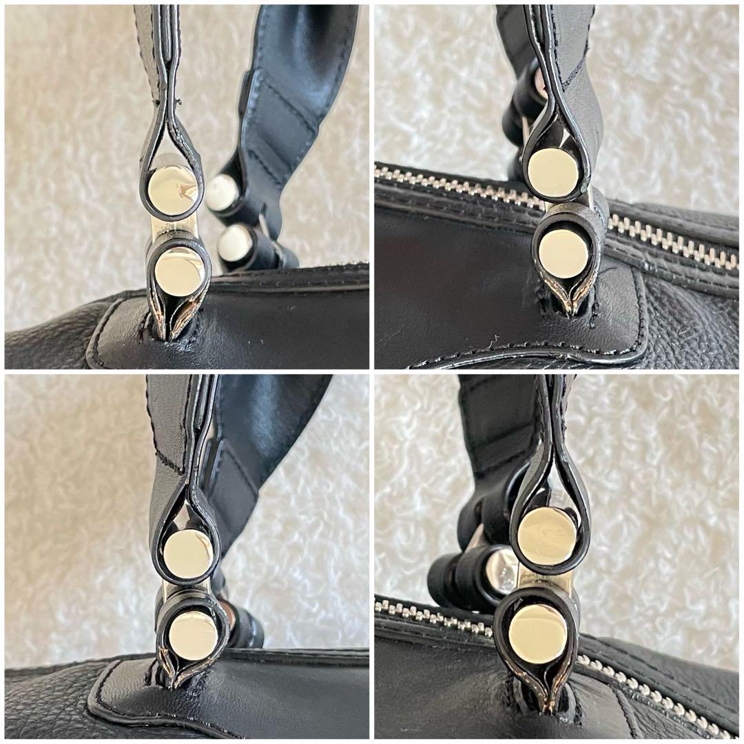 ゲラルディーニ ボストンバッグ 2way 黒 大容量 旅行 出張 オールレザー