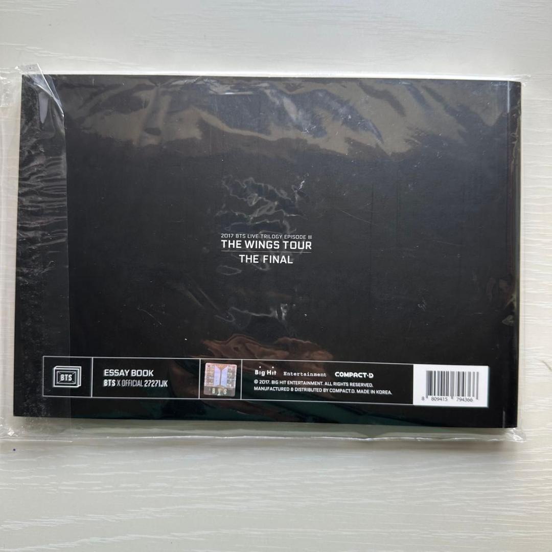 BTS 防弾少年団 WINGS FINAL エッセイブック ジョングク