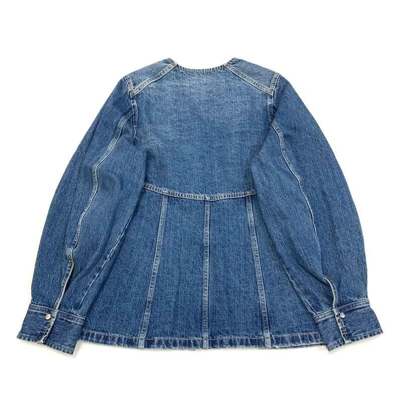 りこ ADAM ET ROPE フロントホックデニムブラウス ジャケット