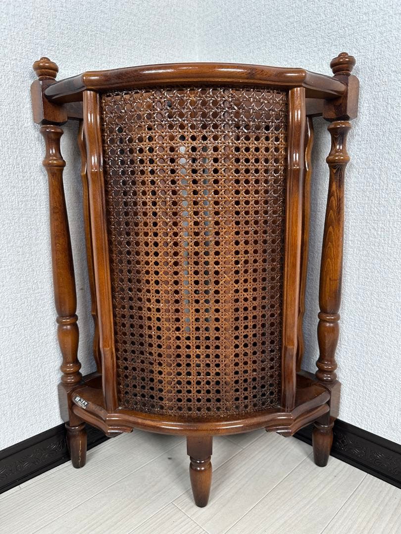 カリモク コーナー 傘立て コロニアル 木製 インテリア 家具 ※i4※
