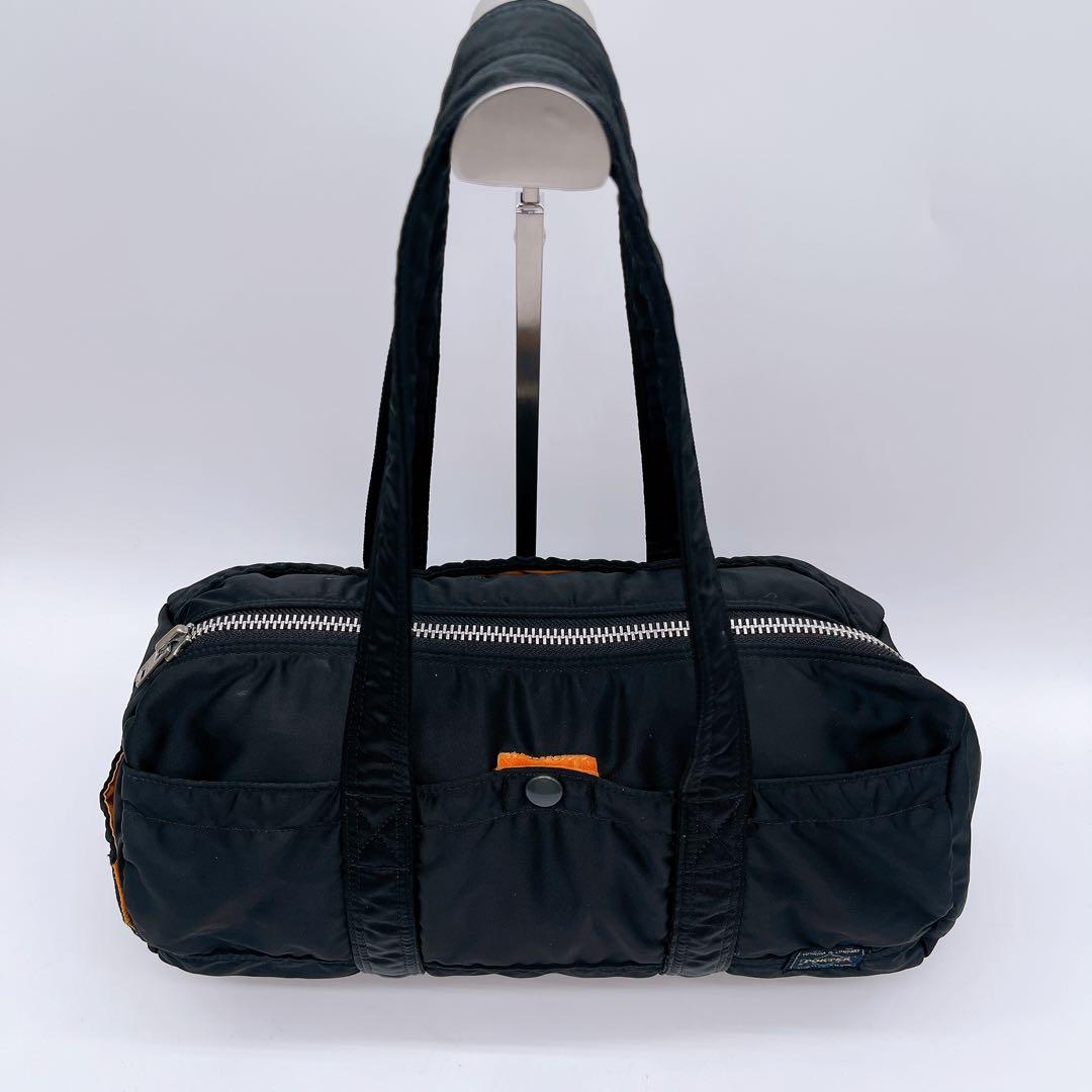 【PORTER】TANKER タンカー ドラムバッグ ブラック