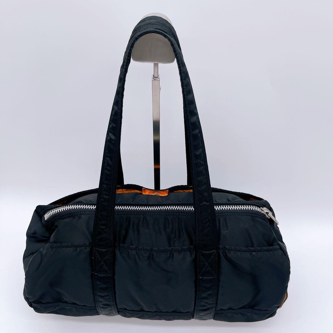 【PORTER】TANKER タンカー ドラムバッグ ブラック