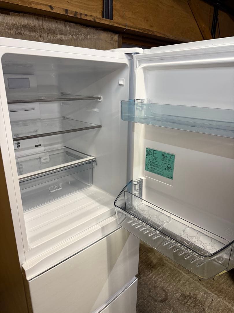 冷蔵庫　ハイアール　286L　2023年　右開き　JR-CV29B(W)