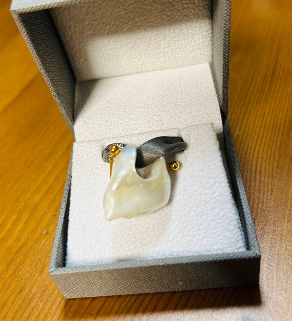 週末SALE MONAKA jewellery パール ロックピアス モナカ