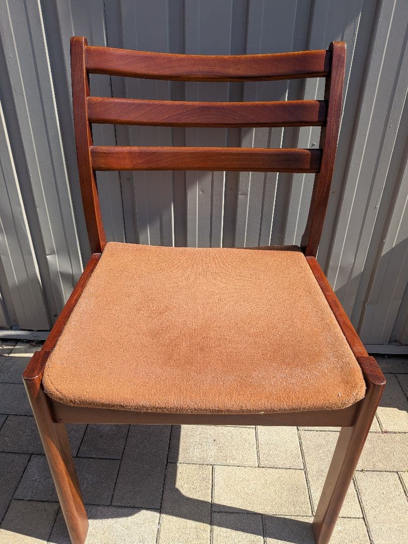 希少 天童木工 ブラジリアンローズウッド ダイニングチェア ④