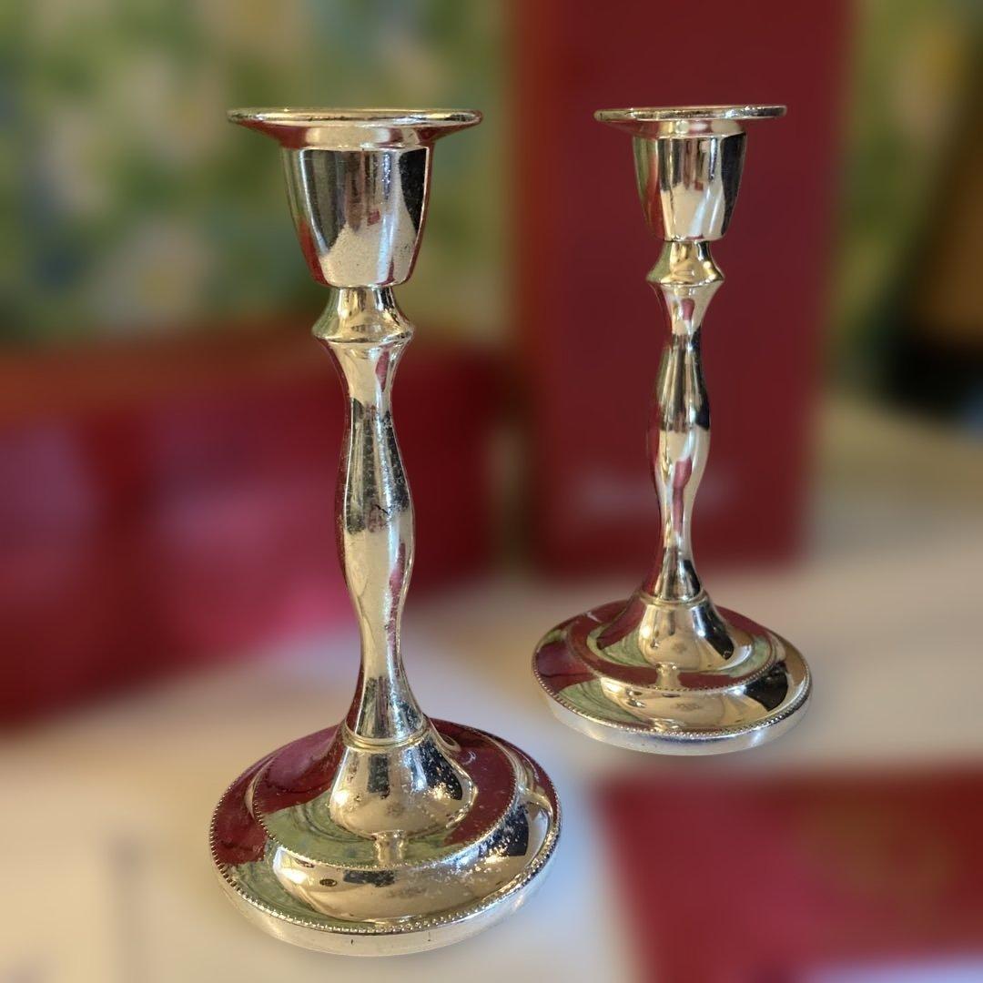 VAROSA VALENTIメタルキャンドルスタンド　2個　バロッサ・バレンティ