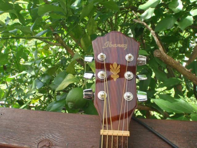 Ibanez AEJ7E-HS エレアコ ブリッジ補修ありますが良く鳴ります