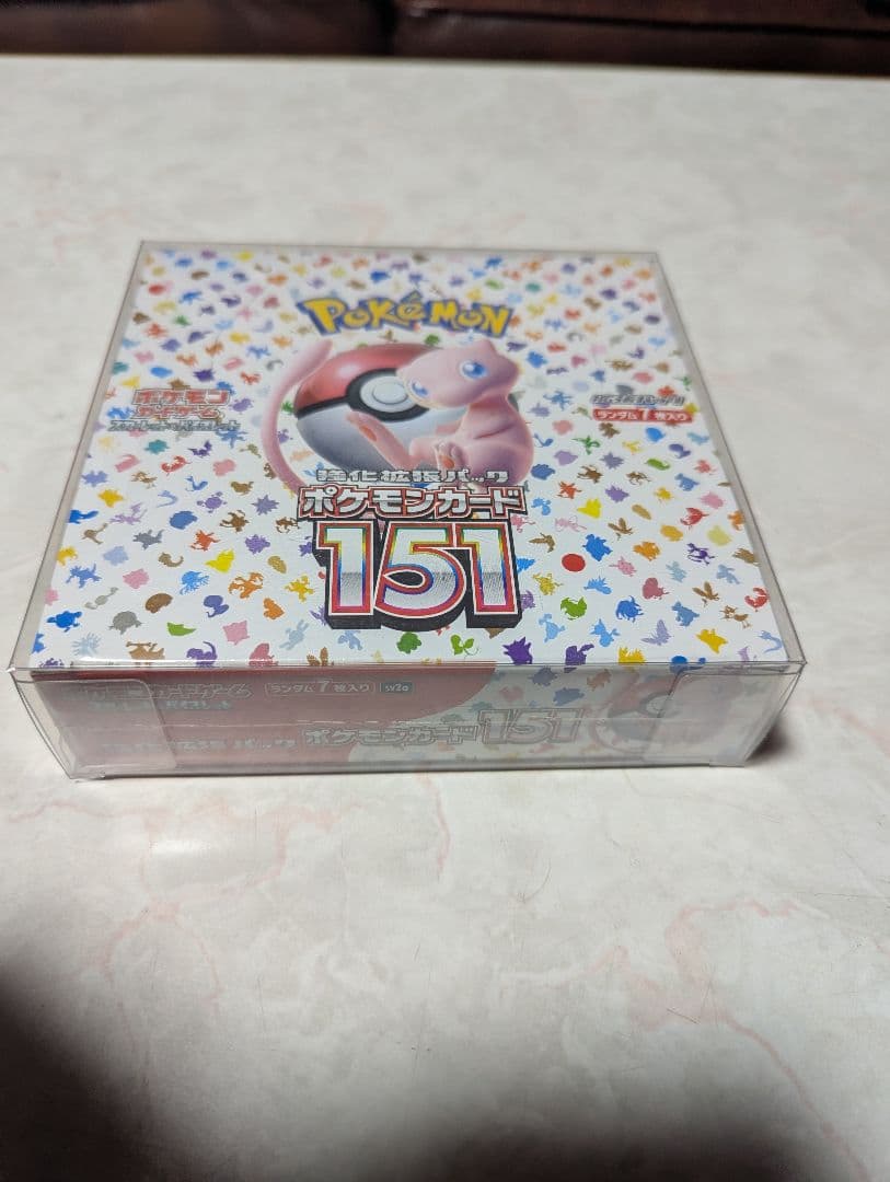 高騰中ポケモンカード151未開封シュリンク付きBOXローダー入り