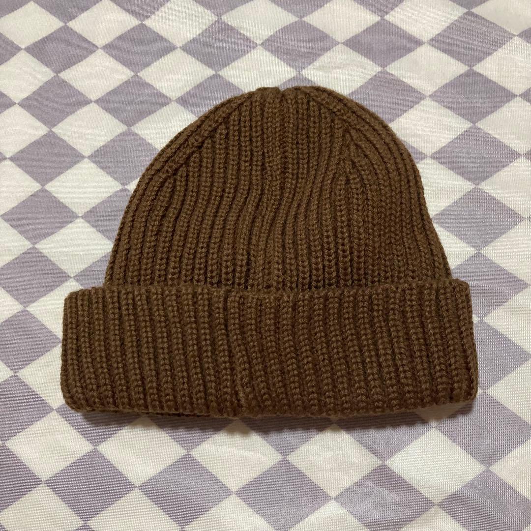 C.P. Company ニット帽ビーニー コーヒー