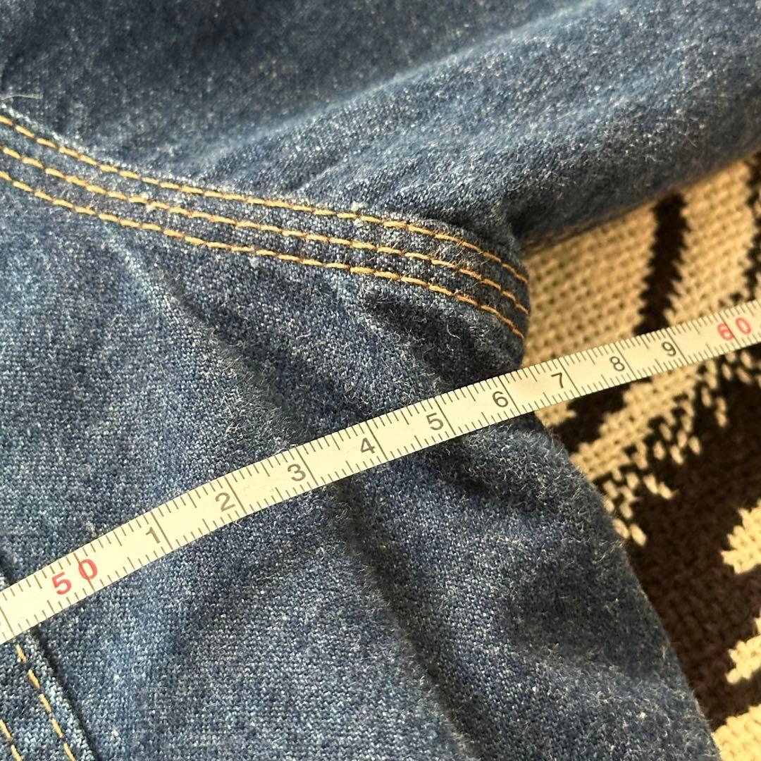 【美品】60s 70s SEARS シアーズ デニムカバーオール ブランケット