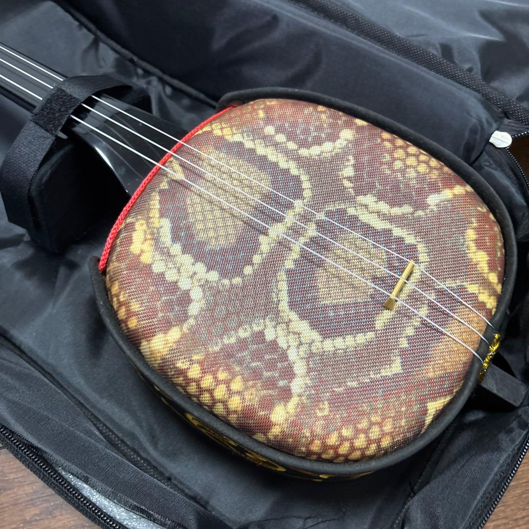 三線　沖縄三線　ケース付き　ジャンク渡し