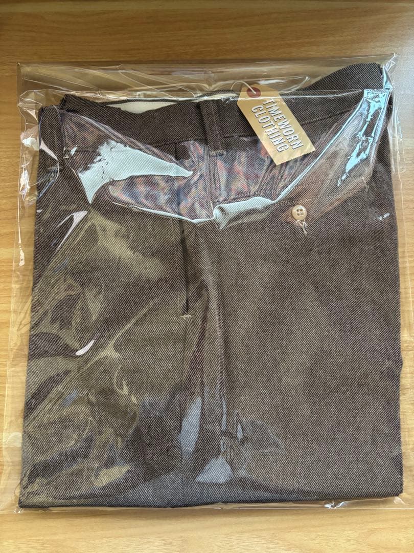 パンツ Atlast&Co Lot403 Twill Brown top size32