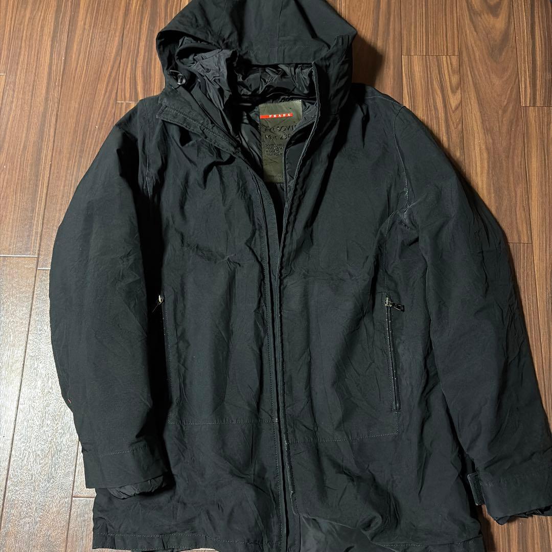 PRADA ブラック ナイロンジャケット