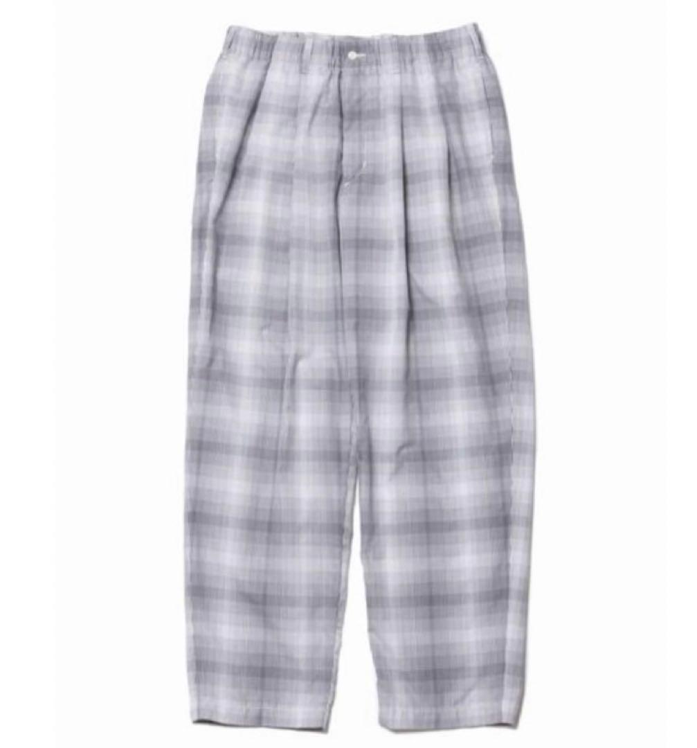 パンツ COOTIE Ombre Check 2 Tuck Easy Pants