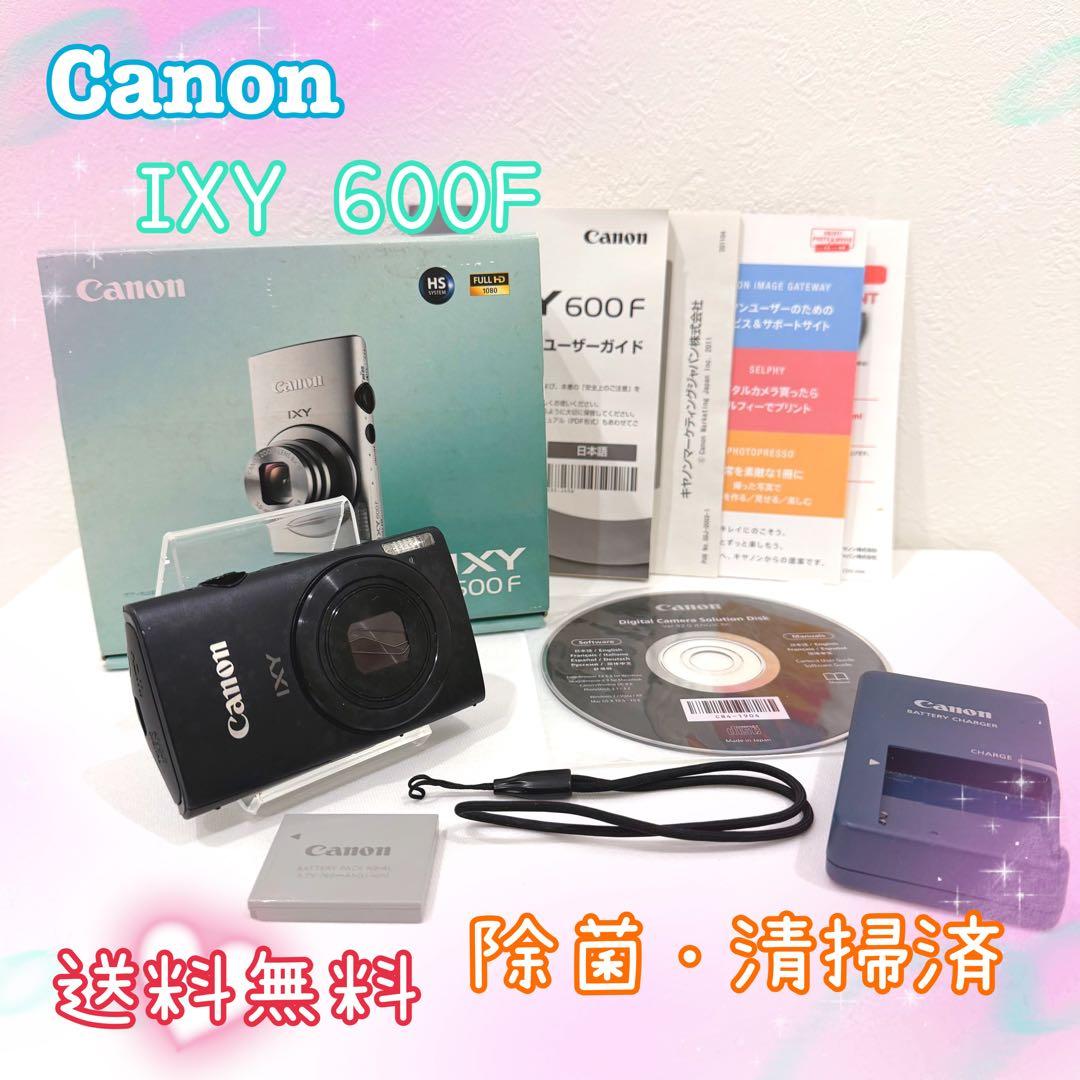 Canon キャノン IXY 600F ブラック 動作確認済み コンデジ