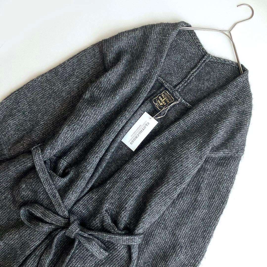 【新品タグ付き】Cloth&Cross ロングニットカーディガン　アルパカ