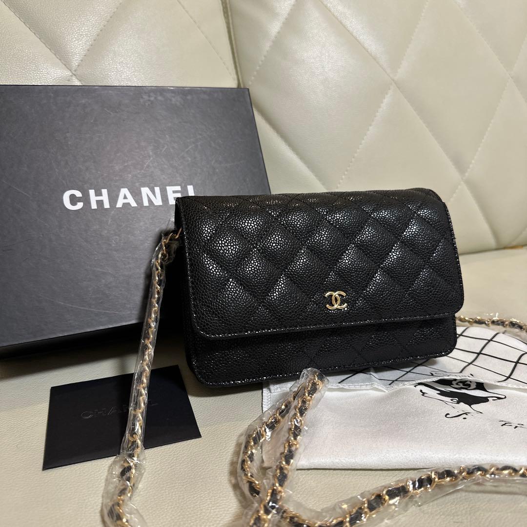 CHANEL ブラック　ショルダーバッグ　新品未使用　ノベルティ　24時間以内配