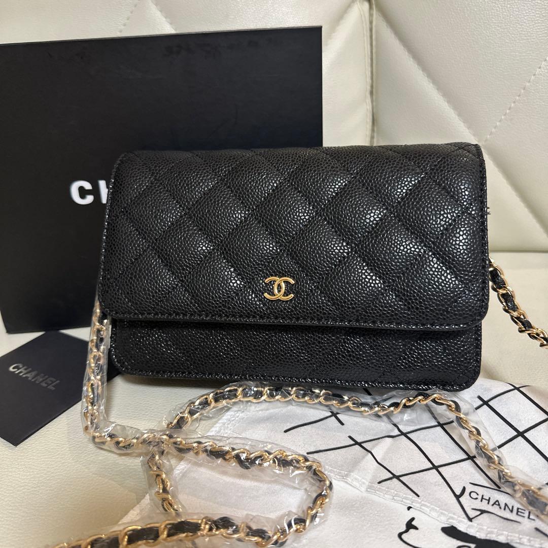 CHANEL ブラック　ショルダーバッグ　新品未使用　ノベルティ　24時間以内配