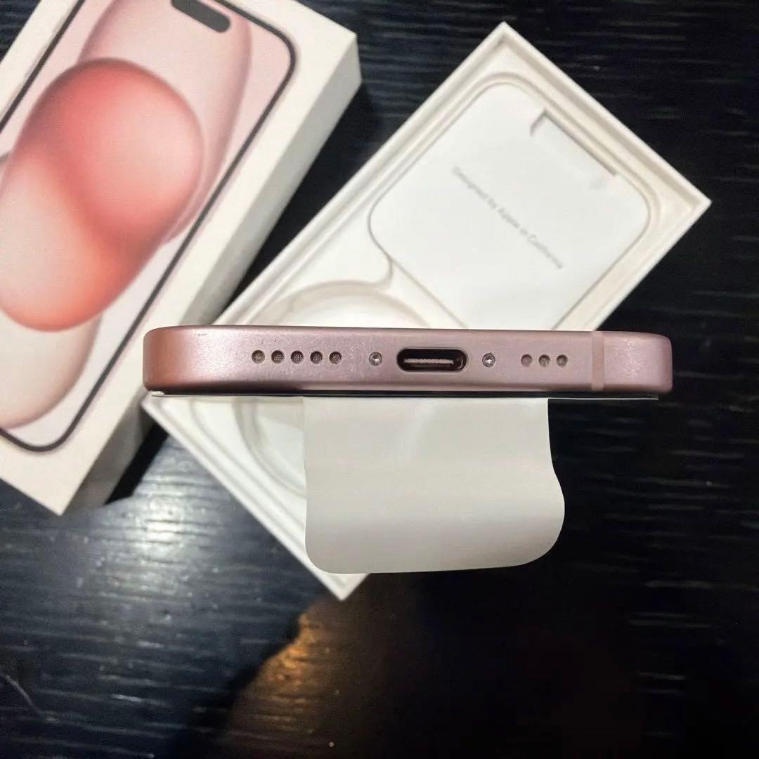 iPhone 15 128GB ピンク 美品 初期化済