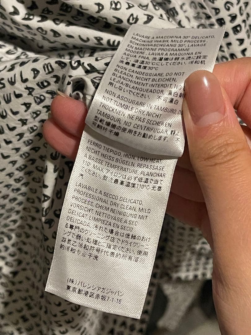 バレンシアガ 　シャツ