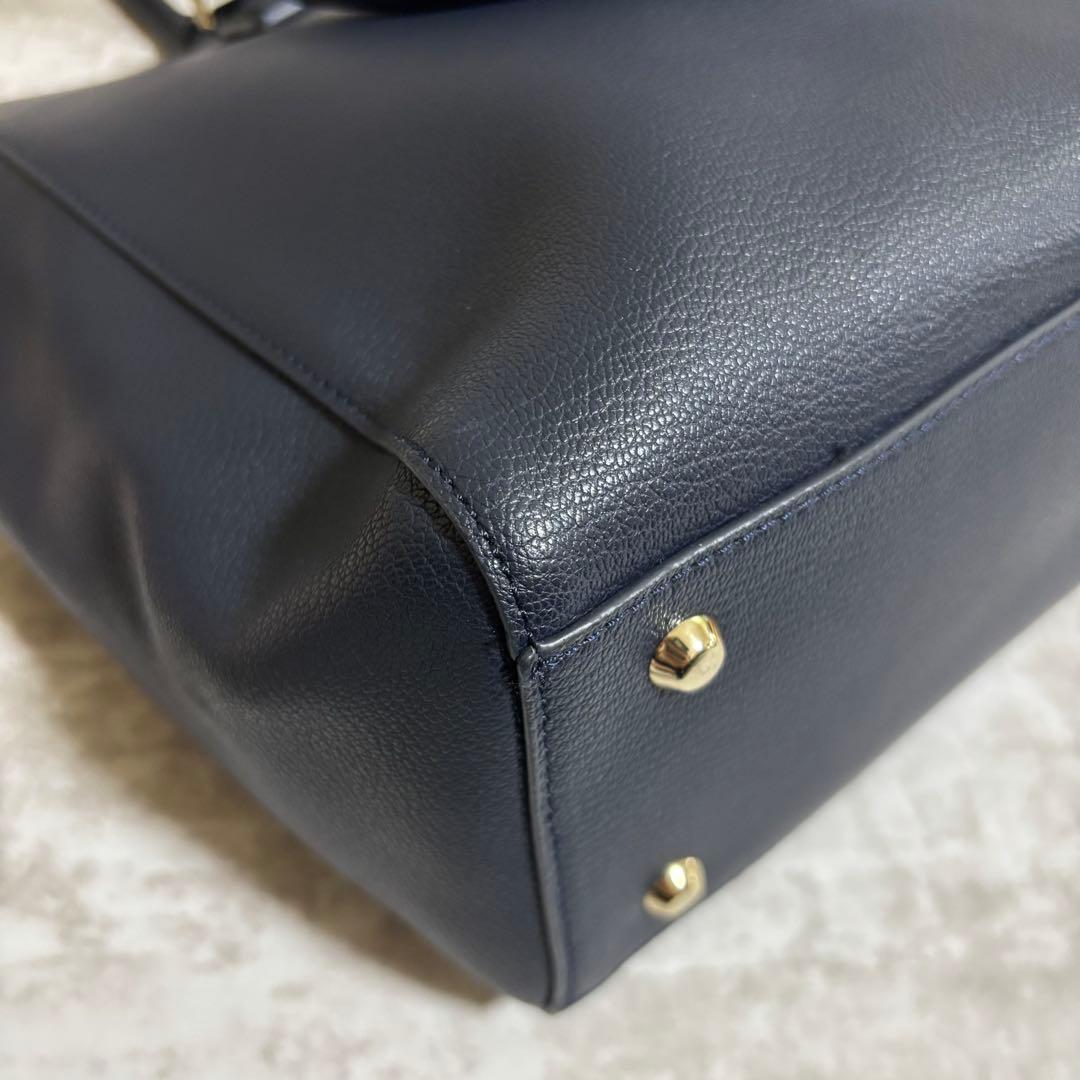 H189 極美品✨ポールスミス　トートバッグ　インセットクロスオーバーストライプ