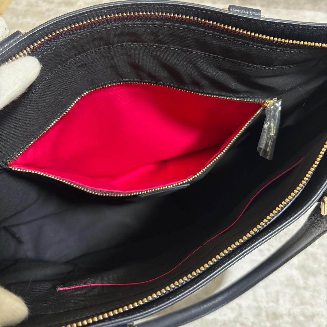 H189 極美品✨ポールスミス　トートバッグ　インセットクロスオーバーストライプ