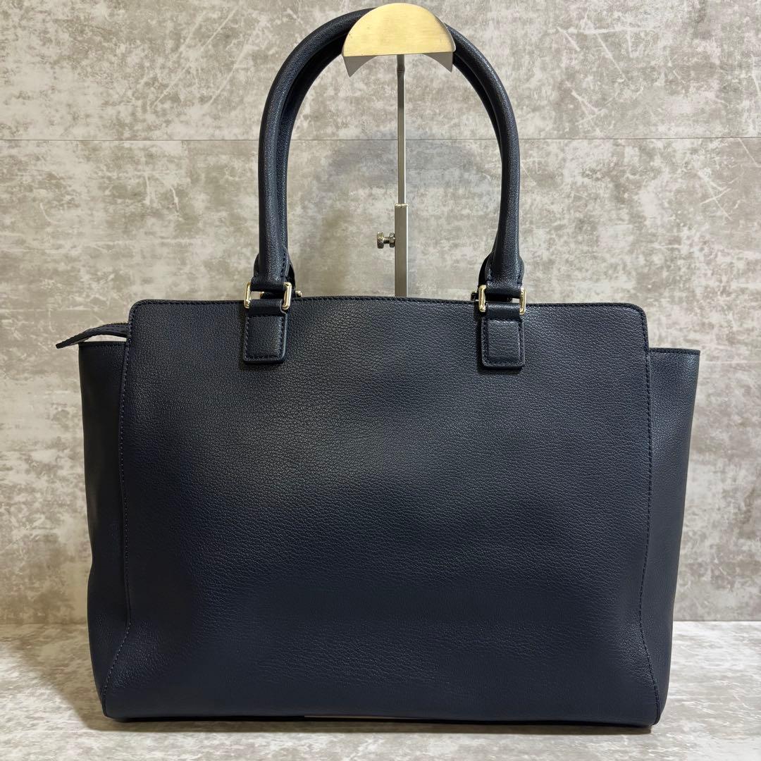 H189 極美品✨ポールスミス　トートバッグ　インセットクロスオーバーストライプ