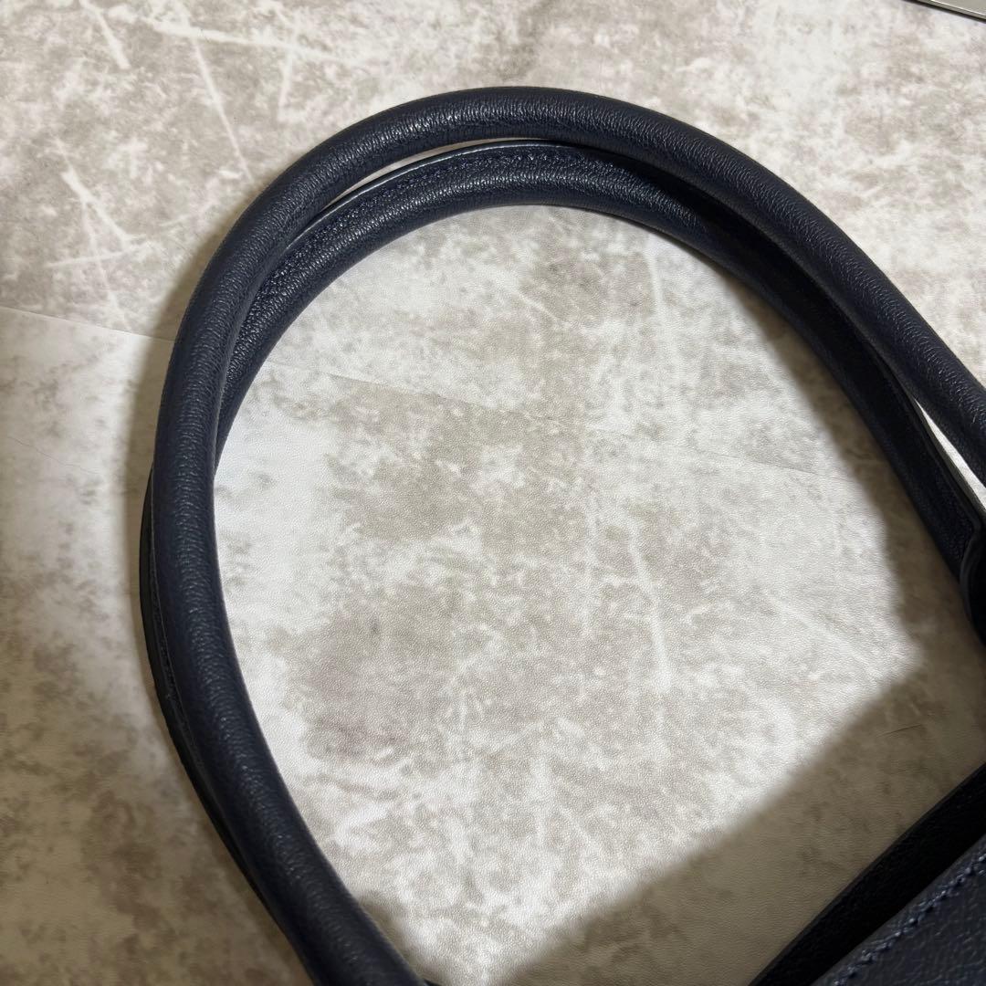 H189 極美品✨ポールスミス　トートバッグ　インセットクロスオーバーストライプ