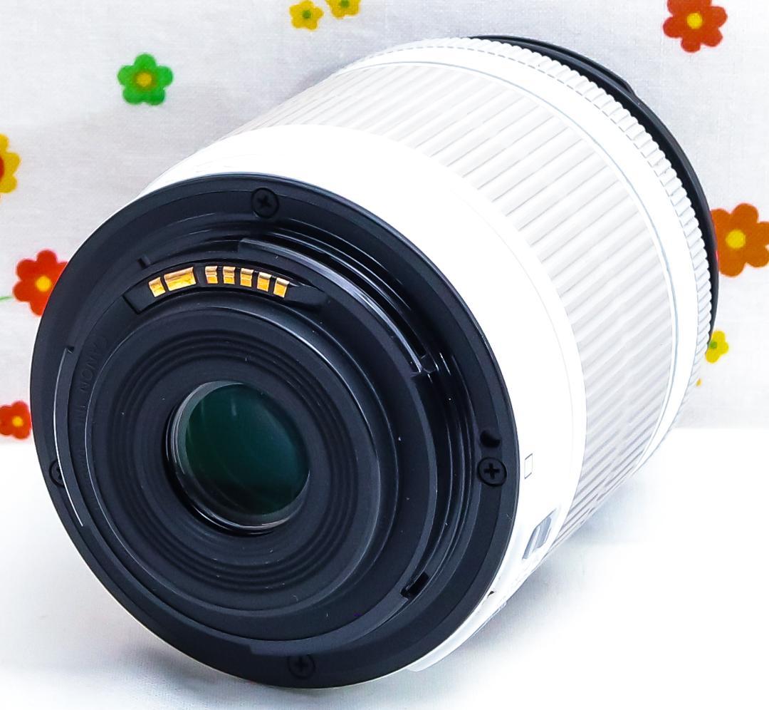 美品 Canon kiss x7☆希少ホワイト☆スマホに転送☆高性能レンズ！