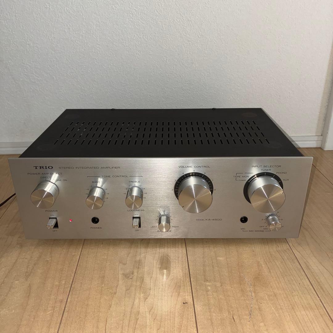動作良好！！trio 　プリメインアンプ　KA-4500 希少です