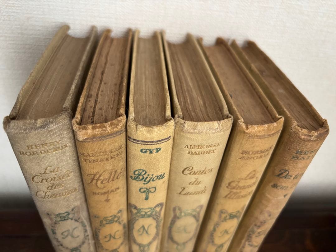 フランスアンティーク ネルソン洋書古書　6冊セット