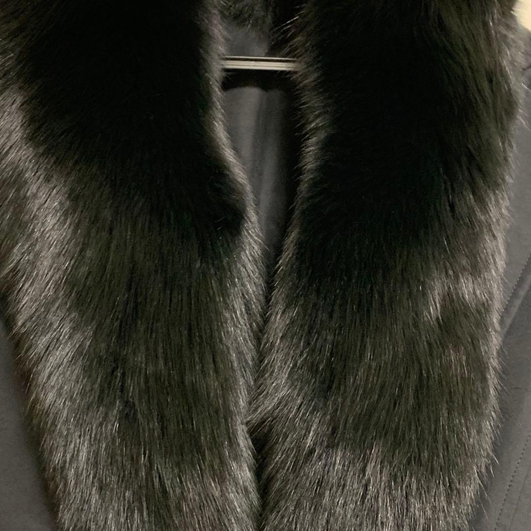 【極美品】ノーベスパジオ　ブルーフォックス付ジャケット 38 Mサイズ相当