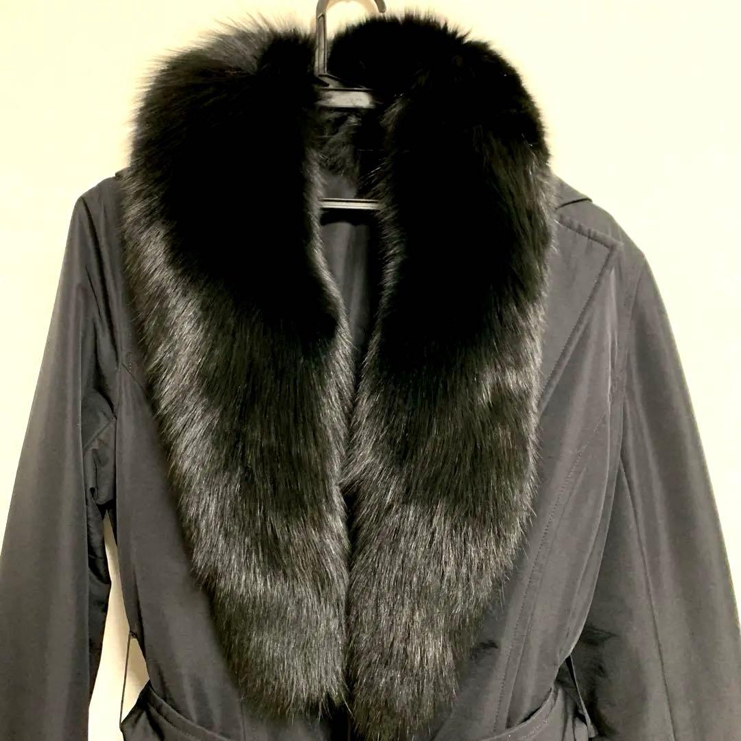 【極美品】ノーベスパジオ　ブルーフォックス付ジャケット 38 Mサイズ相当