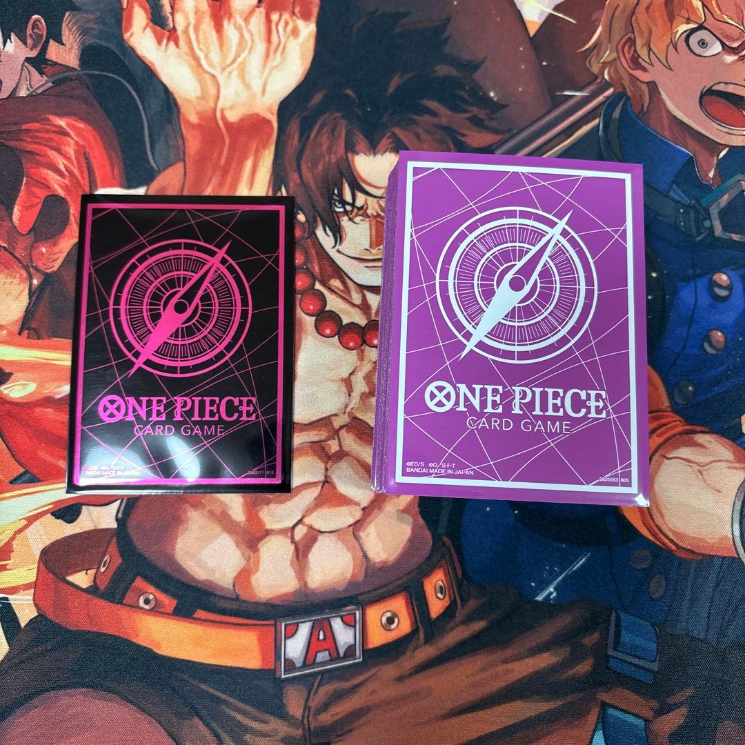 P*様 ワンピースカード 赤紫ロジャー スリーブ付き パラレル