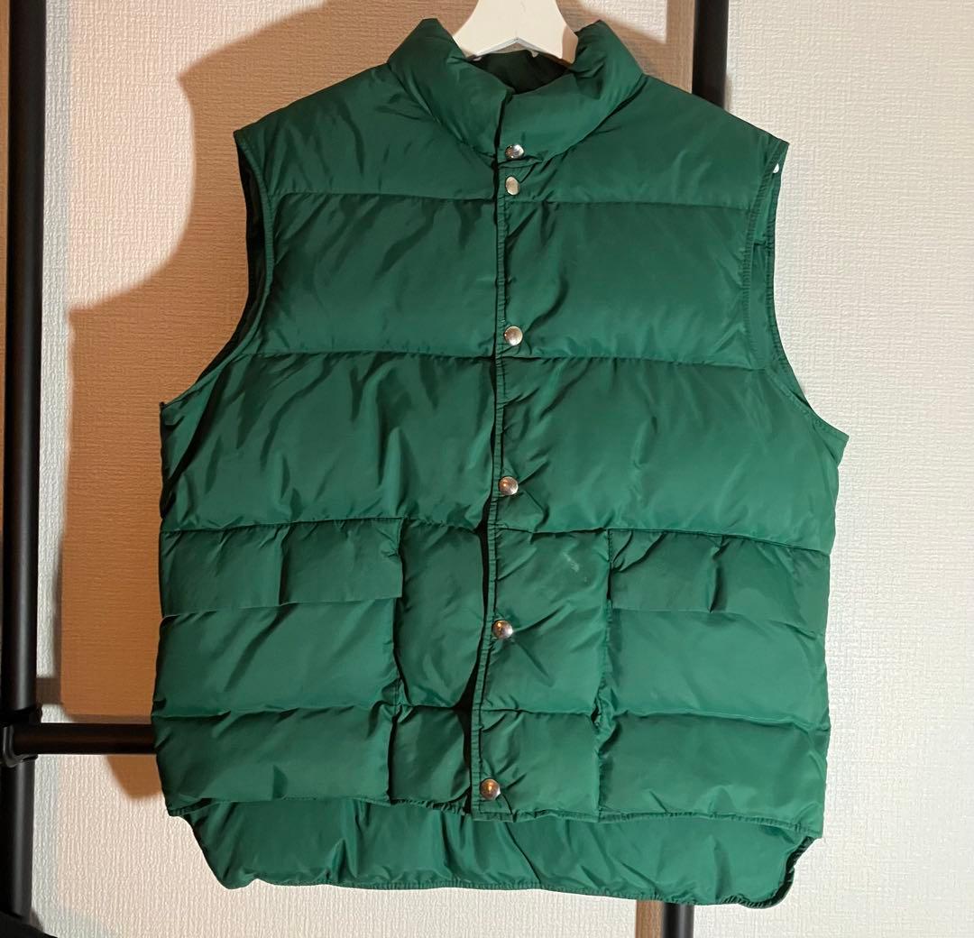 L.L.Bean ダウンベスト　筆記体タグ