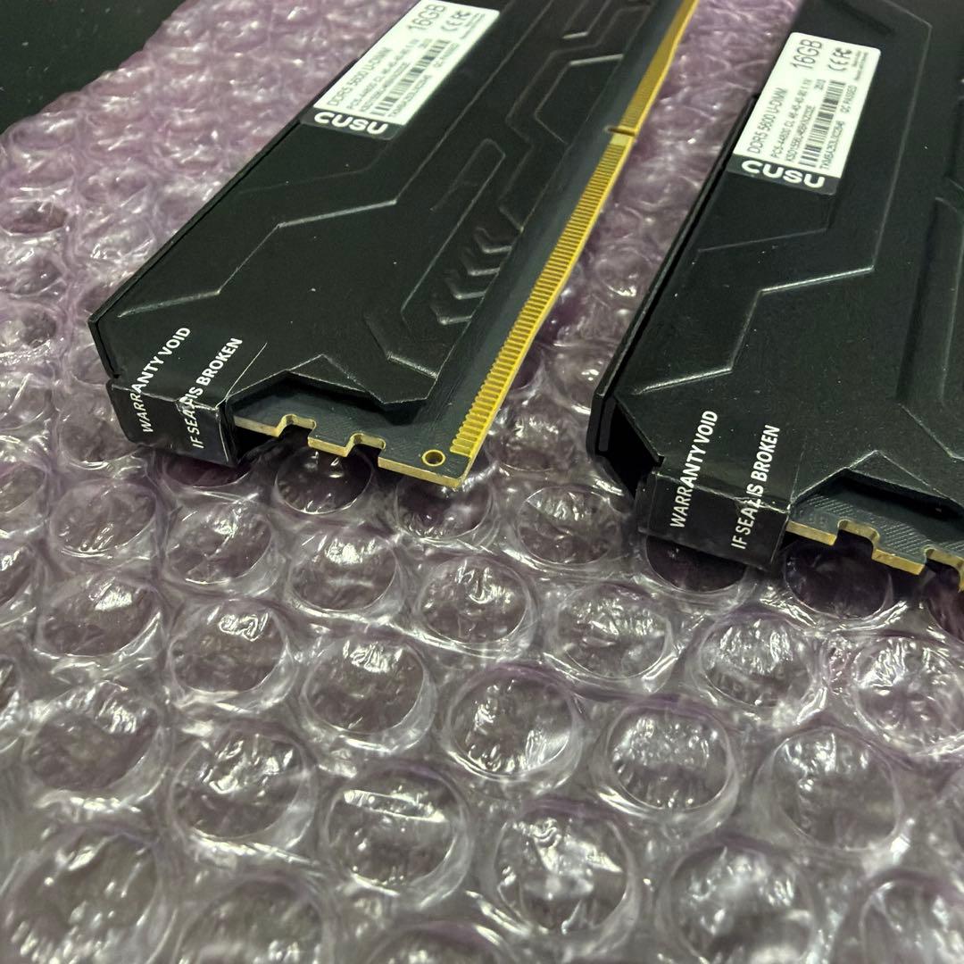 CUSU DDR5 5600 U-DIMM 16x2 32GB 動作確認済み