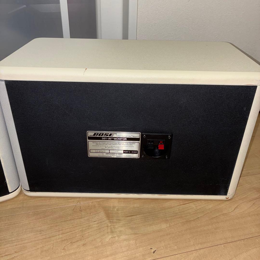 BOSE 301AV MONITOR ホワイトスピーカーペア 希少品