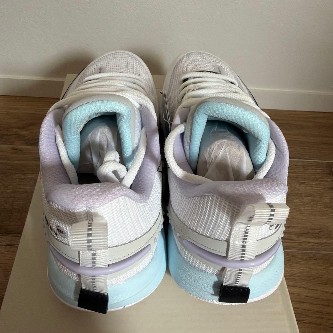 新品✨361°バスケシューズ25cm 白/青 箱付