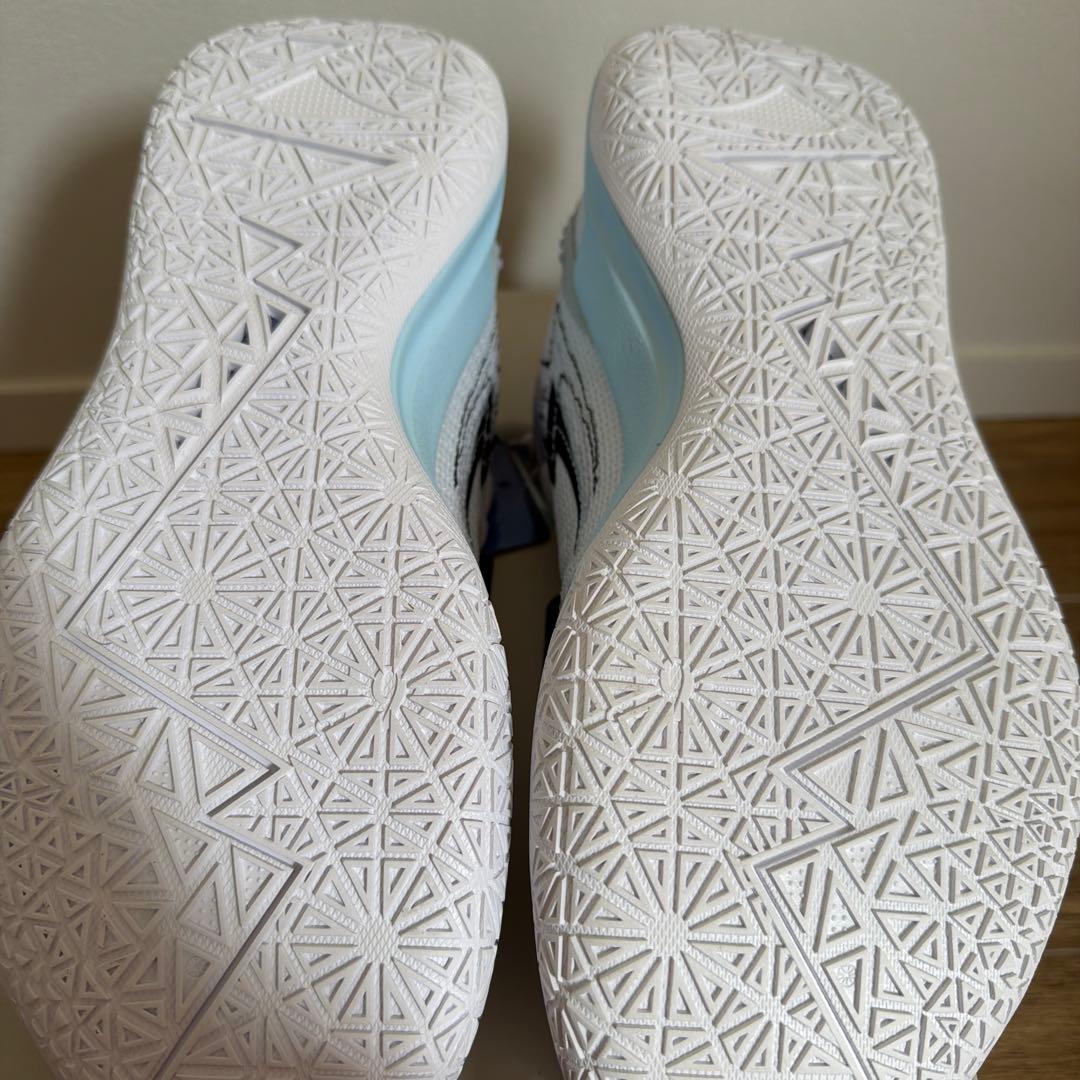 新品✨361°バスケシューズ25cm 白/青 箱付