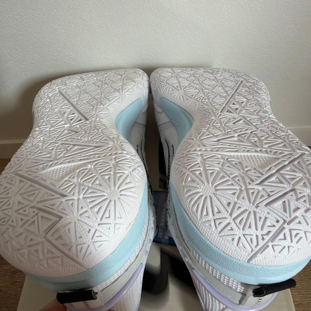 新品✨361°バスケシューズ25cm 白/青 箱付