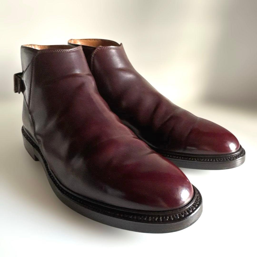 ポロラルフローレン　ジョッパーブーツ　コードバン　イギリス製　UK8E