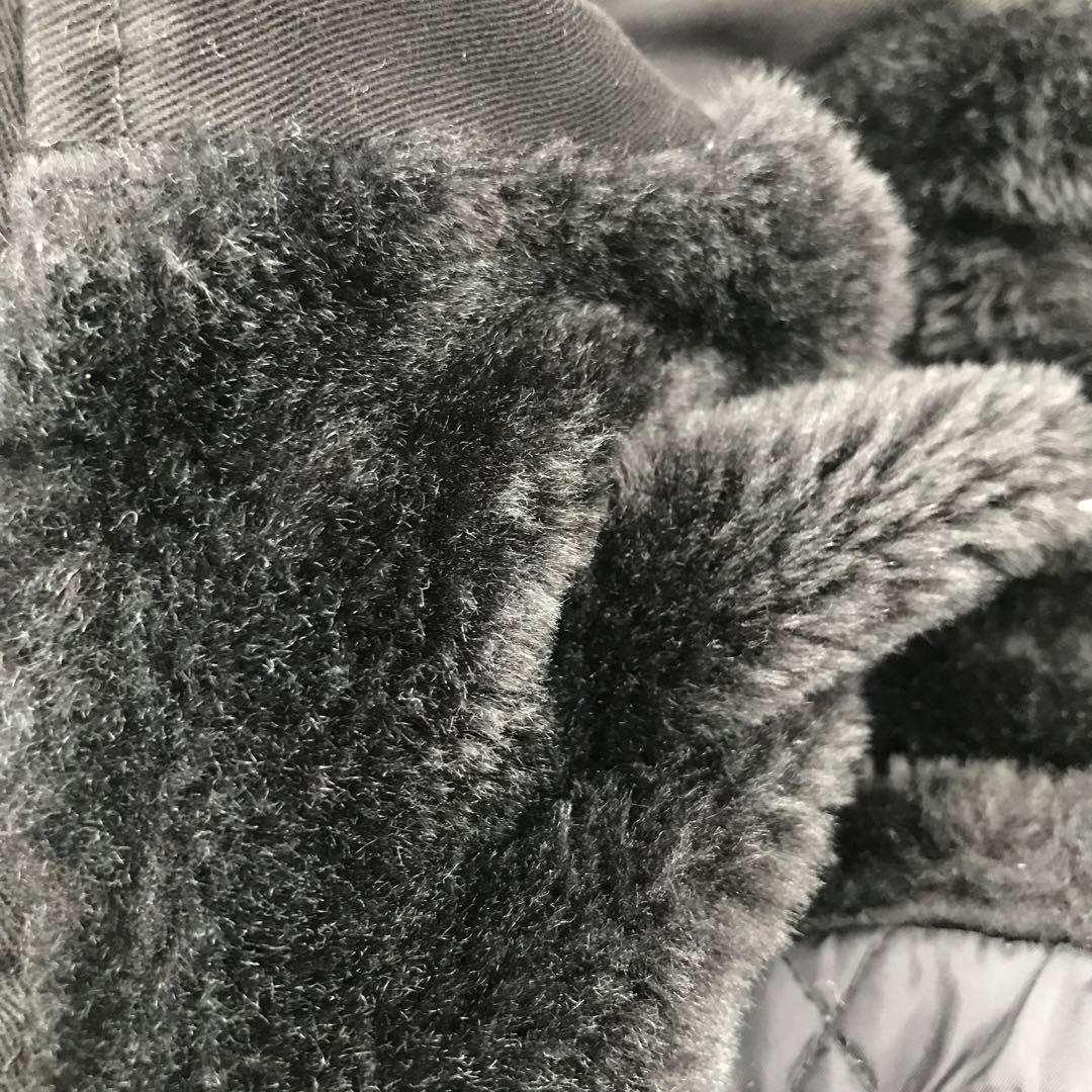 アビレックス P.D.W　パフジャケット　N−3B　ブラック　2XL