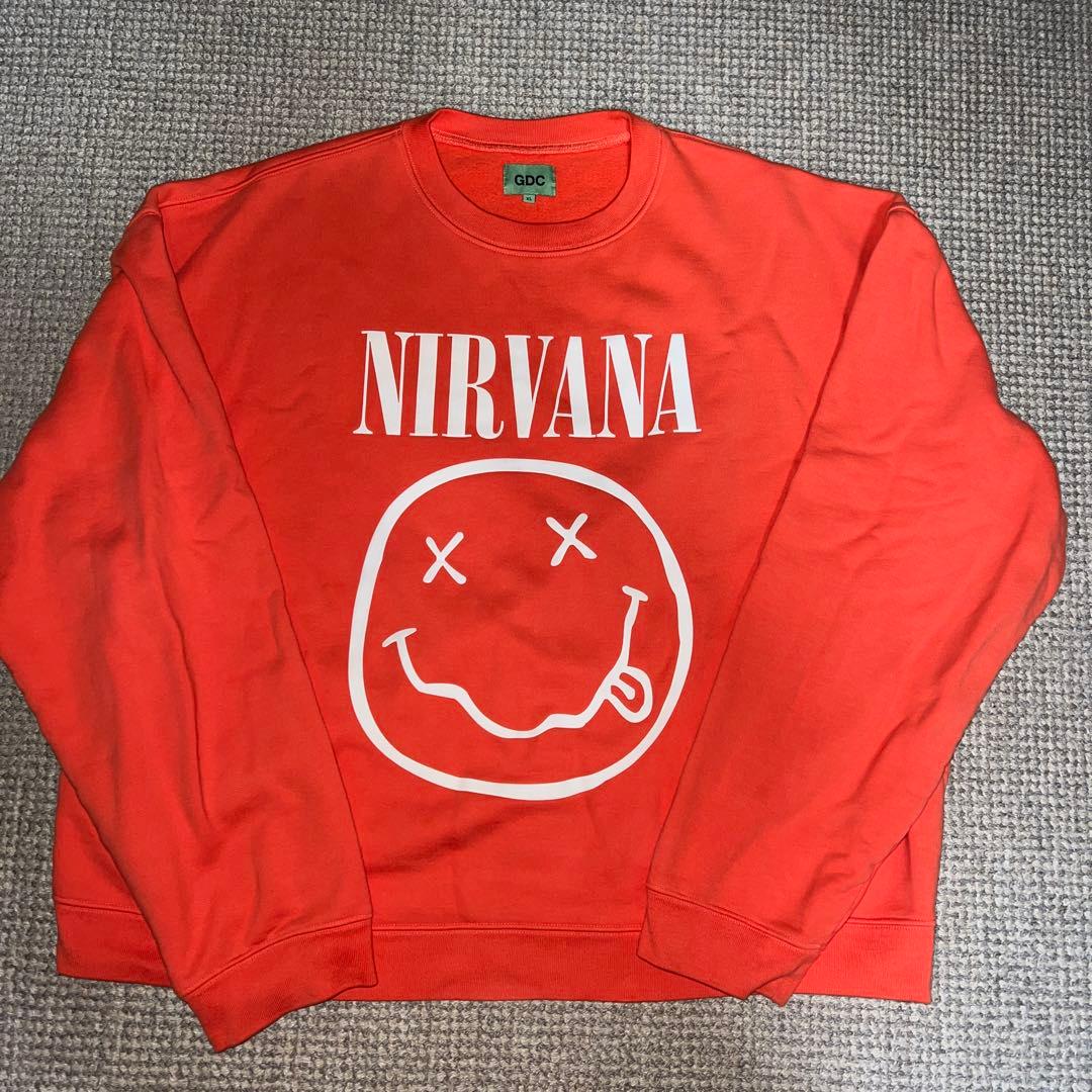 キムタク着 NIRVANA GDC Collabo Crew Sweat XL