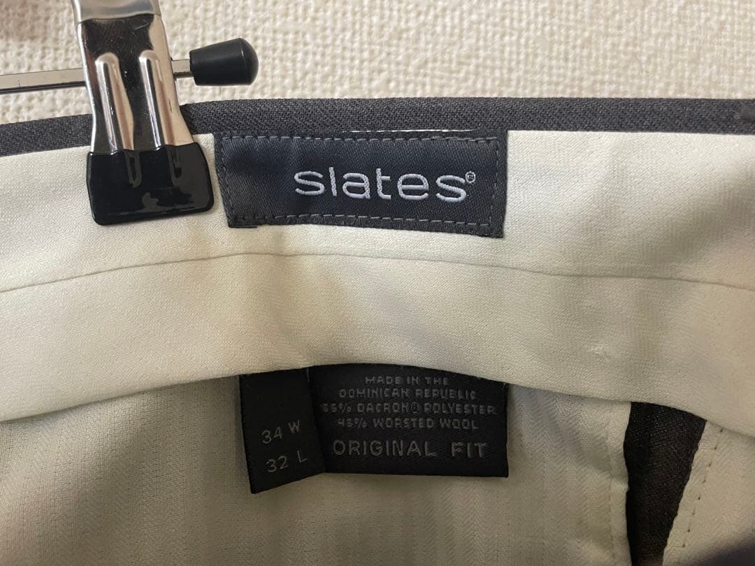 Levi's slates チャコールグレースラックス 34×32